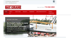 Desktop Screenshot of baycrane.com